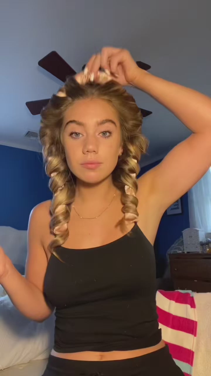 Heatless Curling Rod Headband - Effortless Curls Overnight!